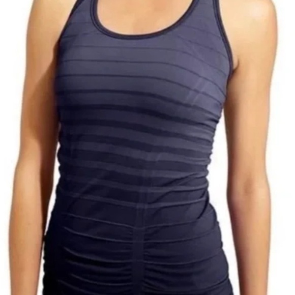 Athleta | Fastest Track Tank Top | Gradient Deep Blue / Purple | Sz S - Picture 1 of 7